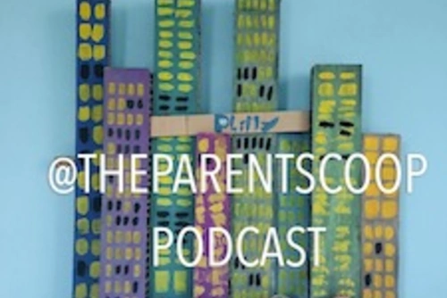 Podcast album art created by Ghaffar-Kucher's daughter Laila Kucher.