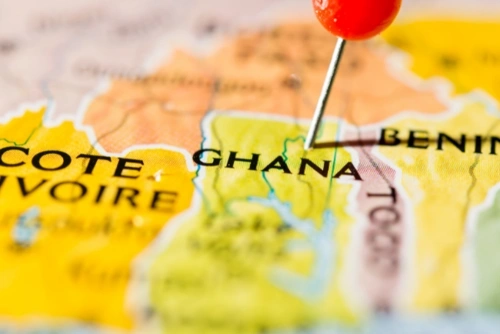 Map of Ghana