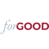 A logo featuring TOGETHER in white over for GOOD