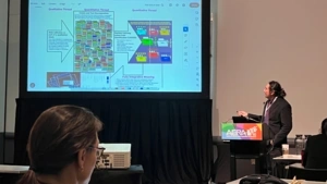 Dr. Manuel González Canché leads a pre-conference workshop on machine-driven text classification and analysis on April 22.